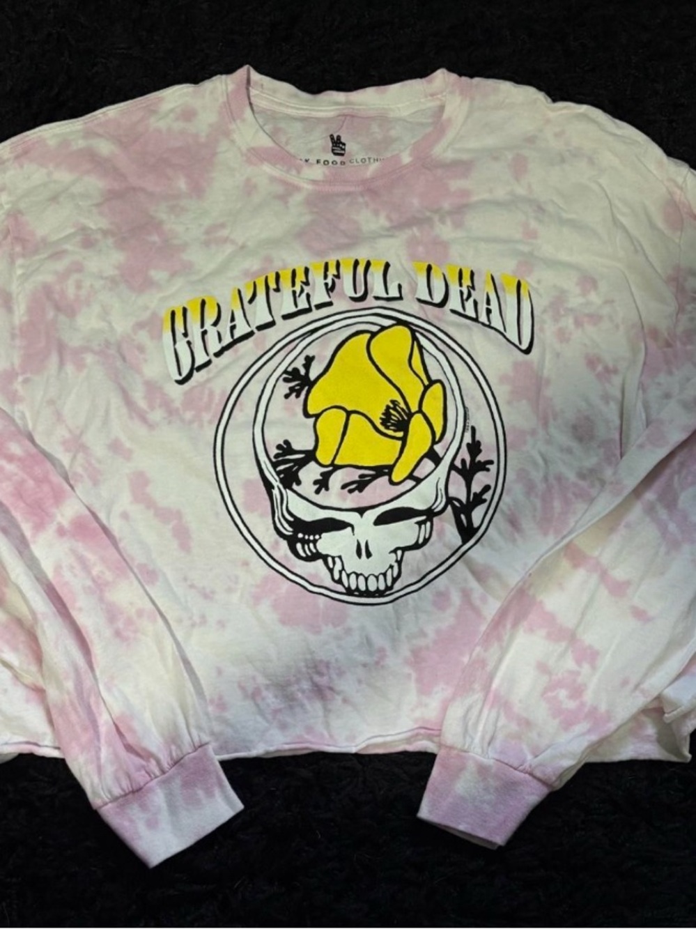 Junk Food Clothing Pink Tie-Dye Graphic Tee